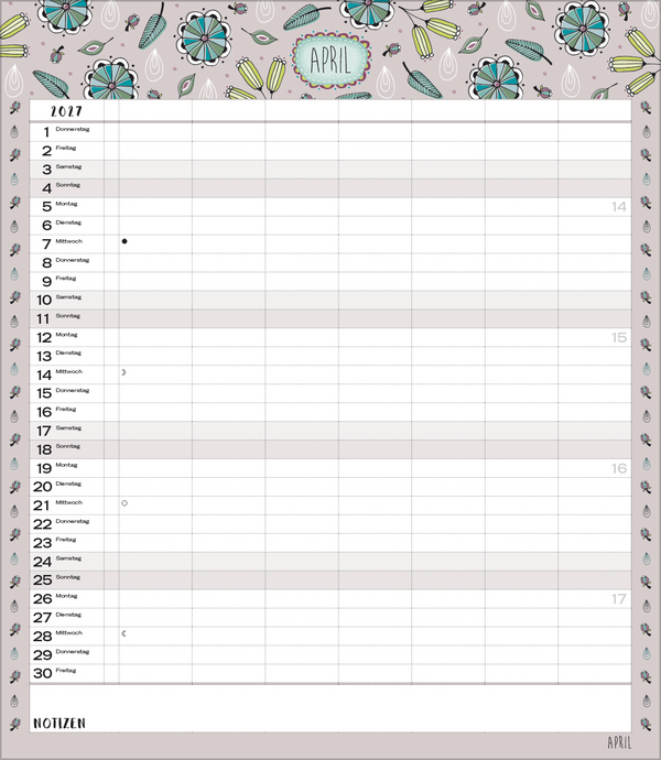 Weitere Ansicht: Multiplaner - Gute Laune 2027