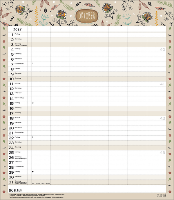 Weitere Ansicht: Multiplaner - Gute Laune 2027