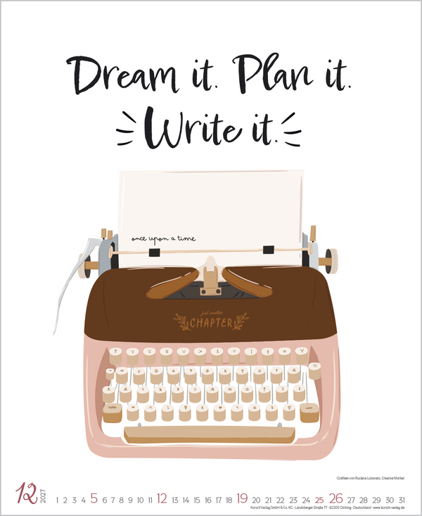 Weitere Ansicht: Booklover 2027