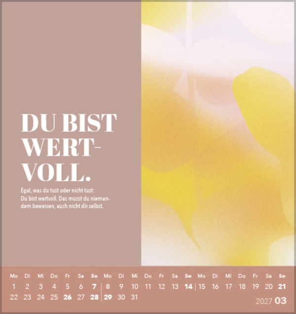 Weitere Ansicht: Zeit für mich 2027