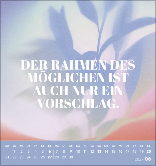 Weitere Ansicht: Zeit für mich 2027