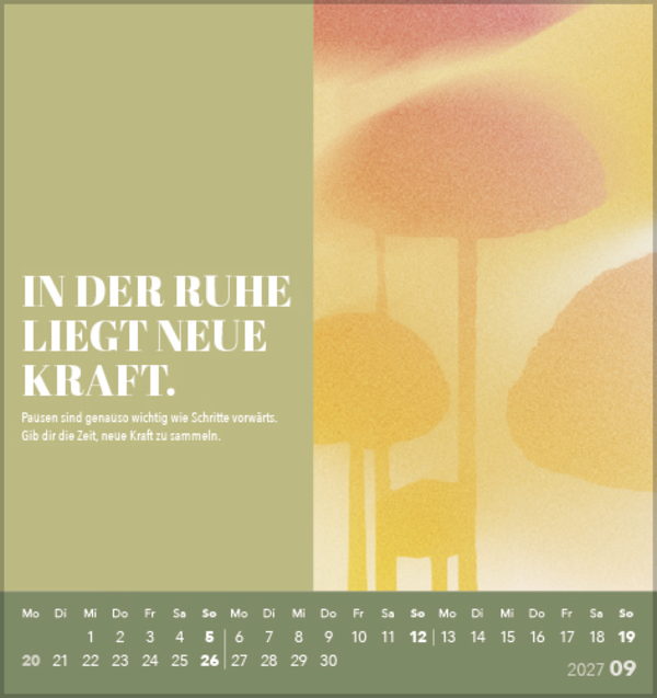 Weitere Ansicht: Zeit für mich 2027