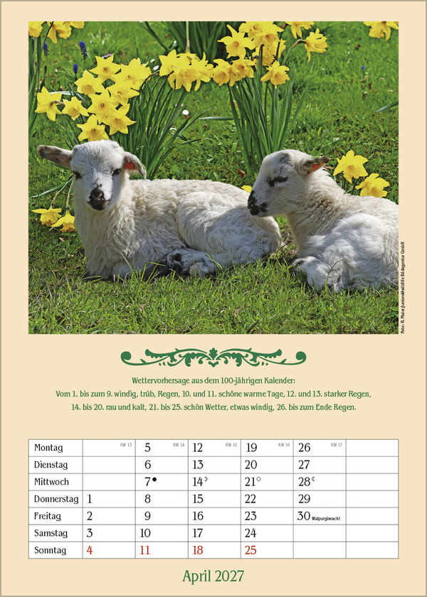 Weitere Ansicht: Landleben mit Hundertjährigem Kalender 2027