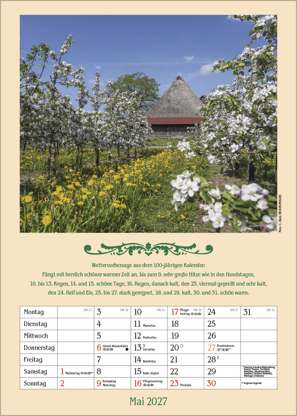 Weitere Ansicht: Landleben mit Hundertjährigem Kalender 2027