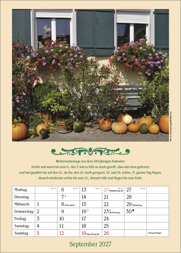 Weitere Ansicht: Landleben mit Hundertjährigem Kalender 2027