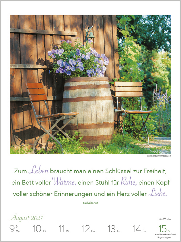 Weitere Ansicht: Literaturkalender Lebensweisheiten 2027