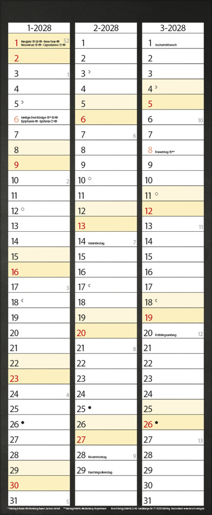 Weitere Ansicht: Foto-Malen-Basteln Familienplaner schwarz 2027
