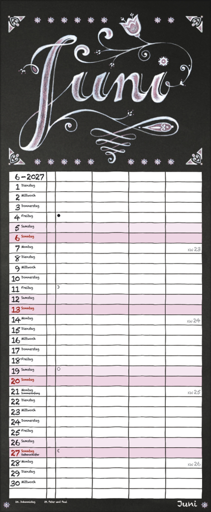 Weitere Ansicht: Tafel Timer 2027