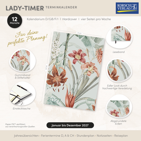 Weitere Ansicht: Lady-Timer Paradise 2027