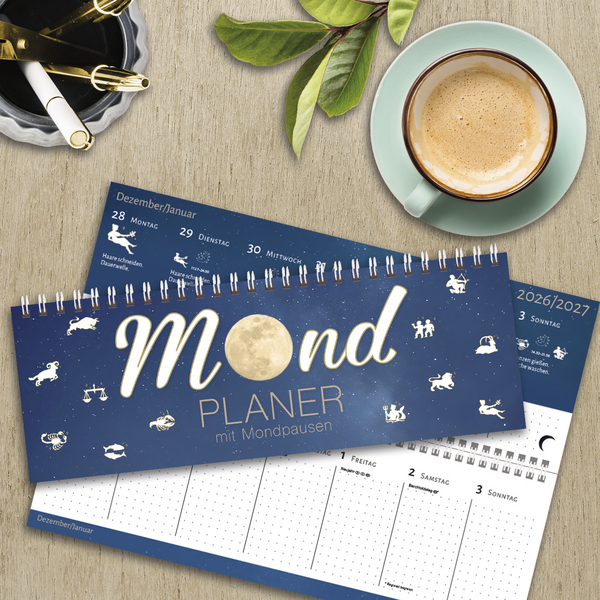 Weitere Ansicht: Tischquerkalender Mond 2027