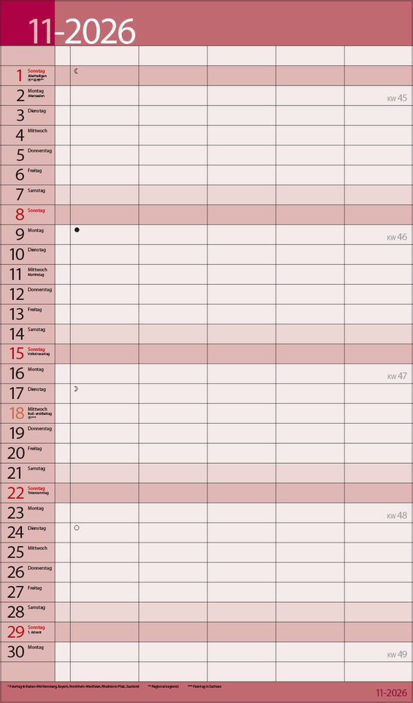 Weitere Ansicht: Familientimer 18 Monate 2027/2028