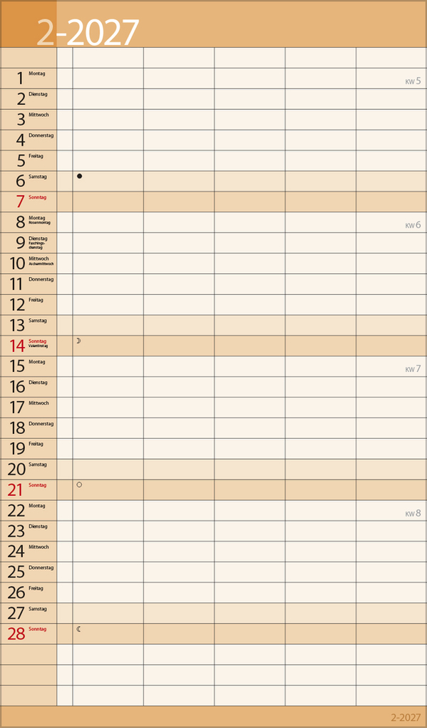 Weitere Ansicht: Familientimer 18 Monate 2027/2028