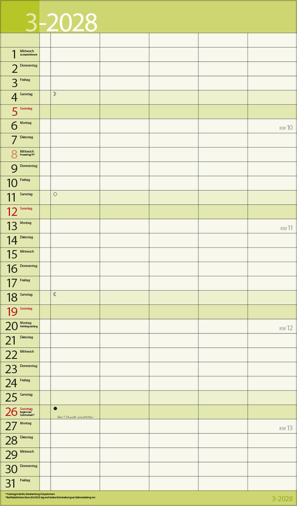 Weitere Ansicht: Familientimer 18 Monate 2027/2028