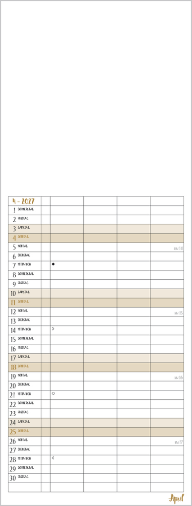 Weitere Ansicht: Foto-Malen-Basteln Familientimer gold 2027
