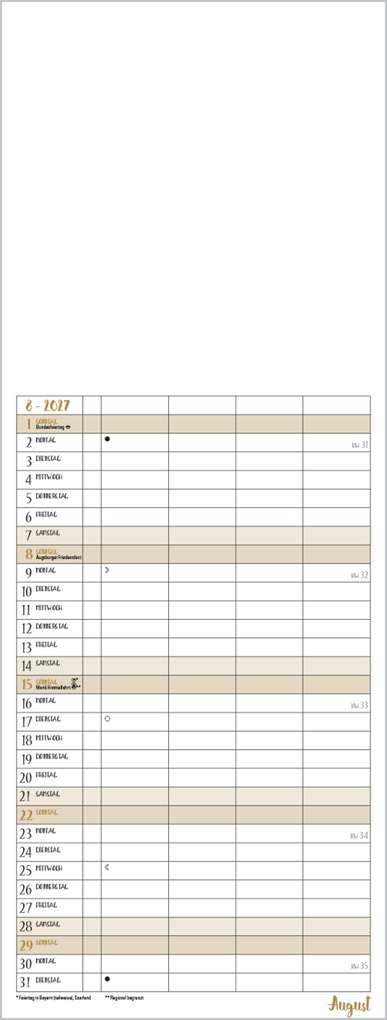 Weitere Ansicht: Foto-Malen-Basteln Familientimer gold 2027