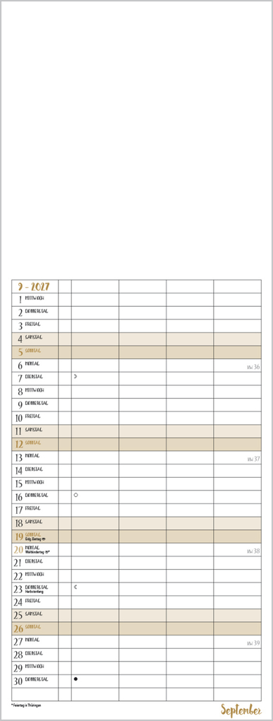 Weitere Ansicht: Foto-Malen-Basteln Familientimer gold 2027
