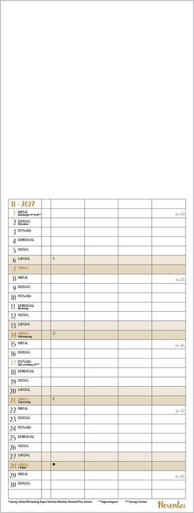 Weitere Ansicht: Foto-Malen-Basteln Familientimer gold 2027