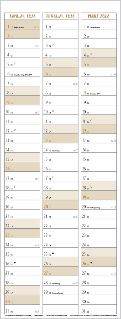 Weitere Ansicht: Foto-Malen-Basteln Familientimer gold 2027