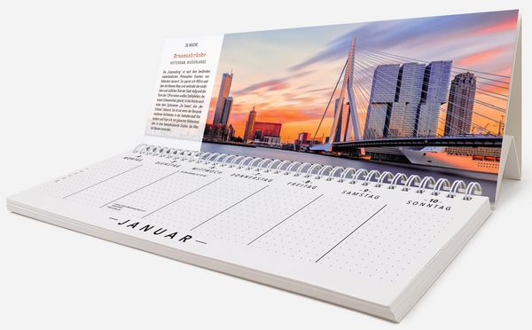 Weitere Ansicht: Tischquerkalender Weltreise 2027