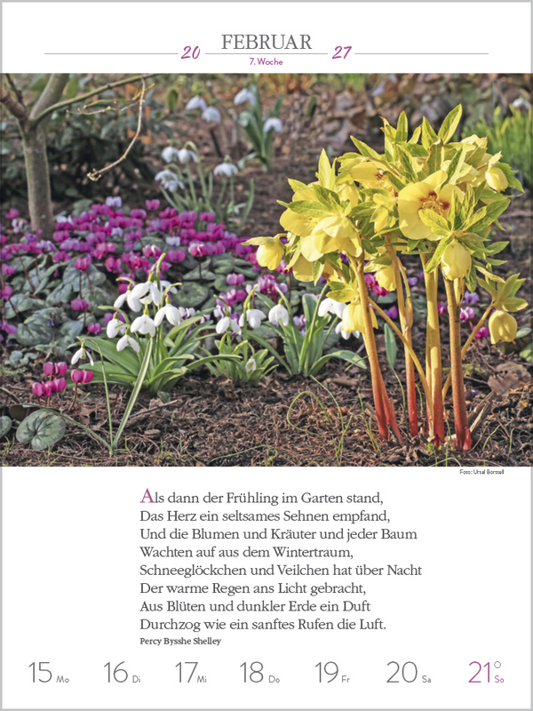 Weitere Ansicht: Literaturkalender Gartenlust 2027