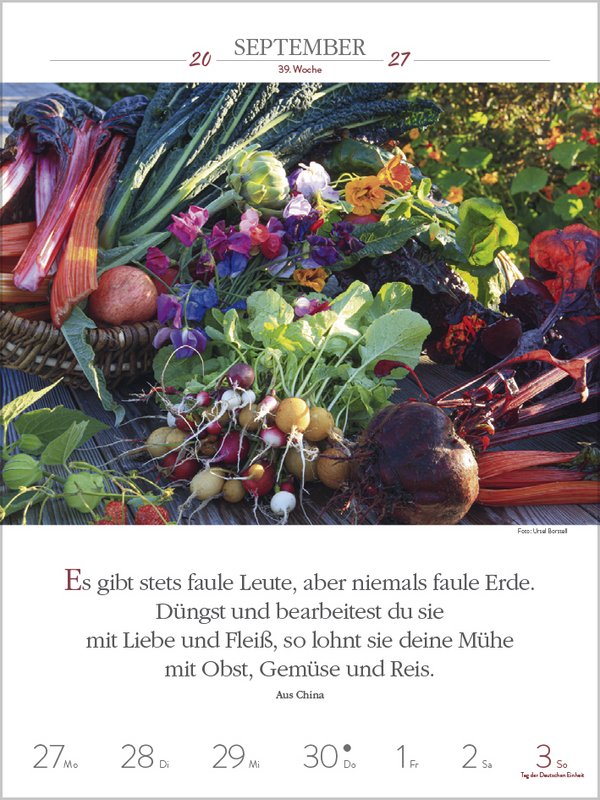 Weitere Ansicht: Literaturkalender Gartenlust 2027