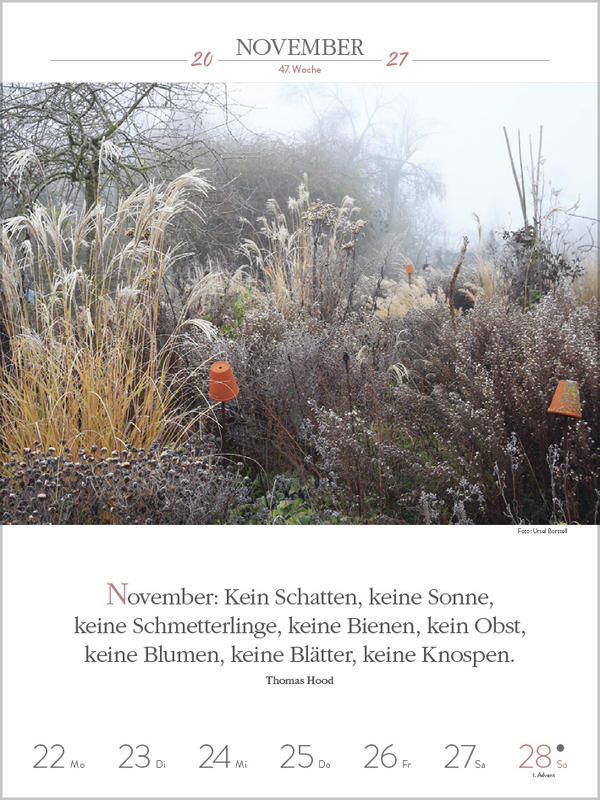 Weitere Ansicht: Literaturkalender Gartenlust 2027