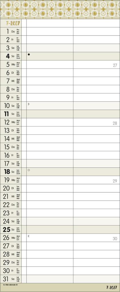 Weitere Ansicht: My Timer - Glamour your Time 2027