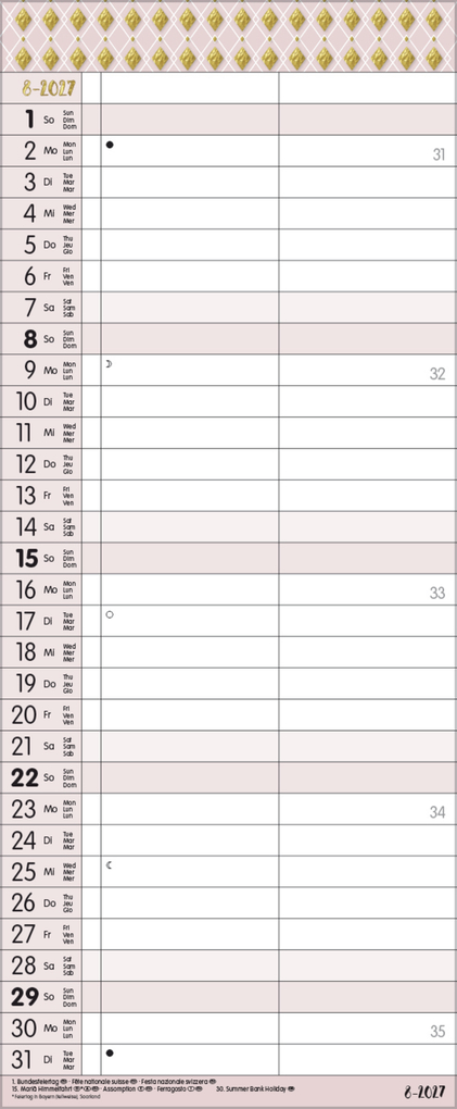 Weitere Ansicht: My Timer - Glamour your Time 2027