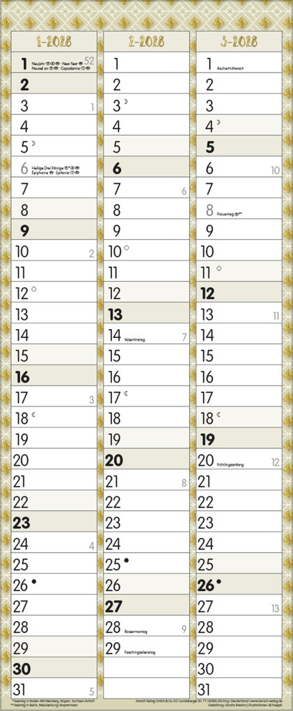 Weitere Ansicht: My Timer - Glamour your Time 2027