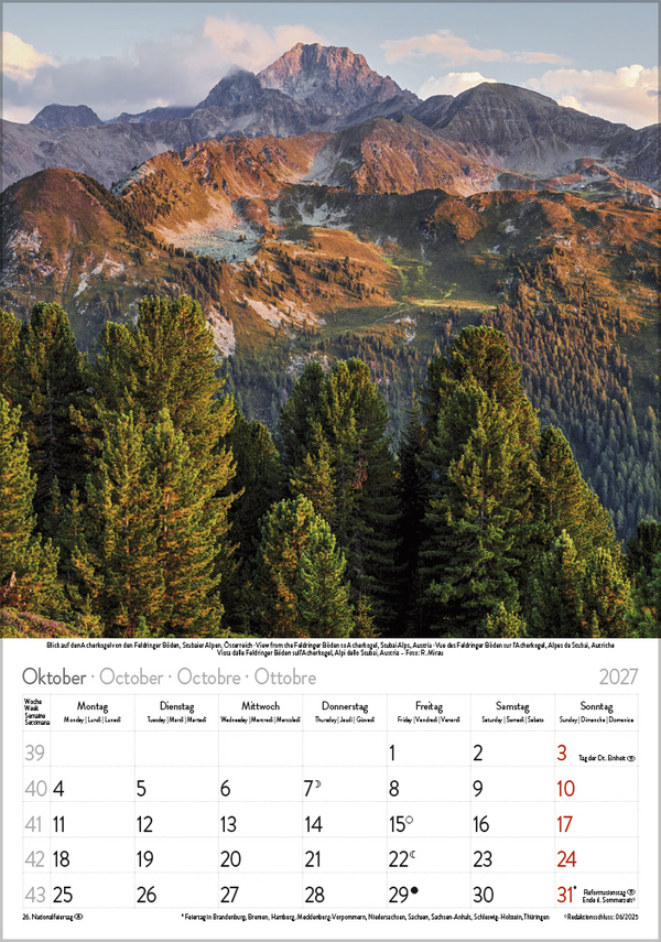 Weitere Ansicht: Die Alpen 2027