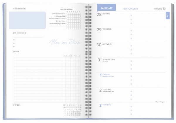 Weitere Ansicht: Terminkalender To-do-Planer 2027