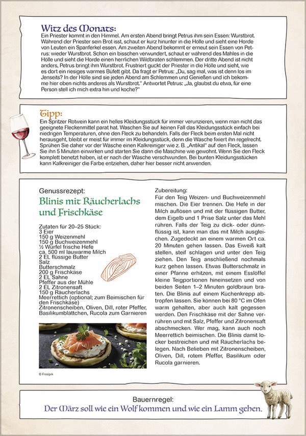 Weitere Ansicht: Kalender für Rentner 2027