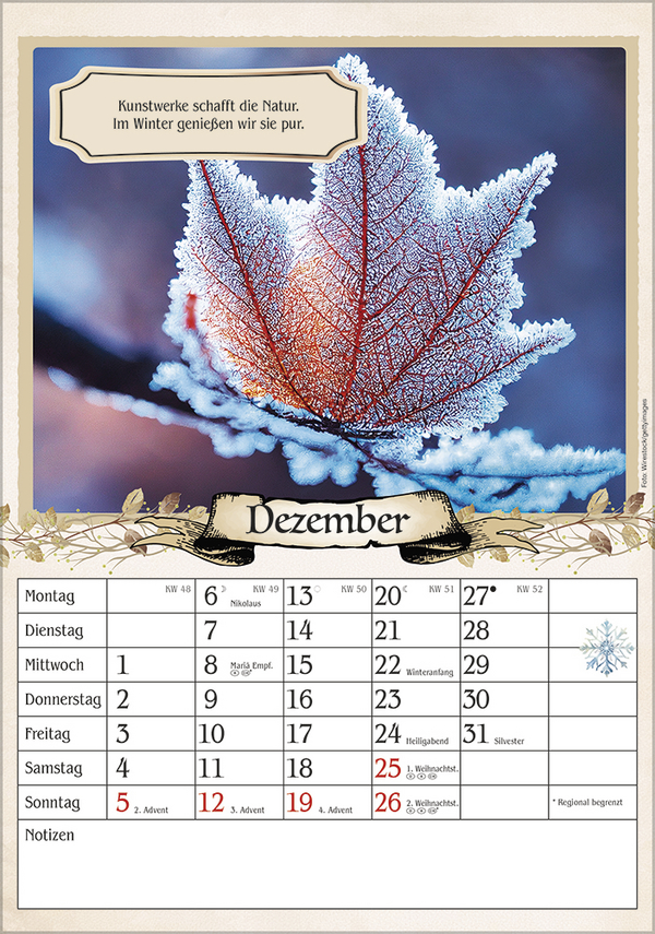 Weitere Ansicht: Kalender für Rentner 2027