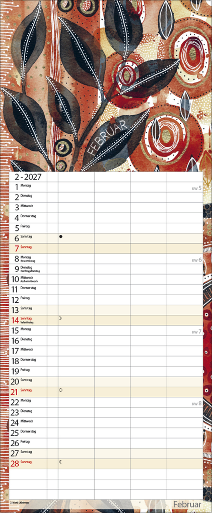 Weitere Ansicht: Aquarellplaner 2027