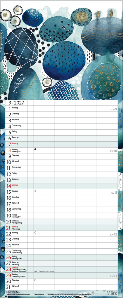 Weitere Ansicht: Aquarellplaner 2027