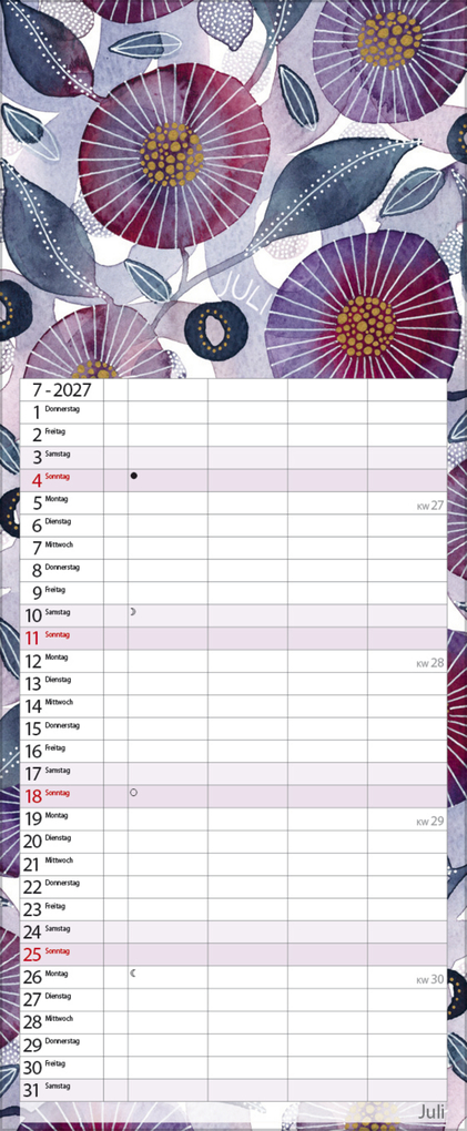 Weitere Ansicht: Aquarellplaner 2027