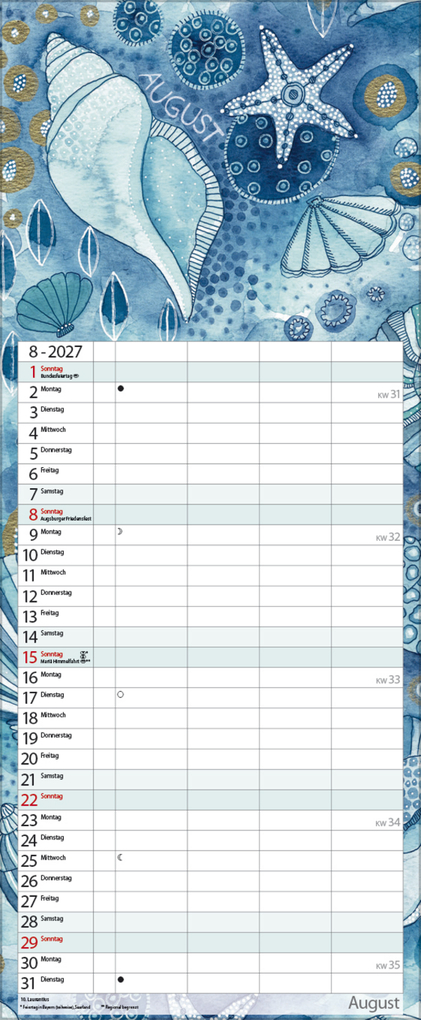 Weitere Ansicht: Aquarellplaner 2027