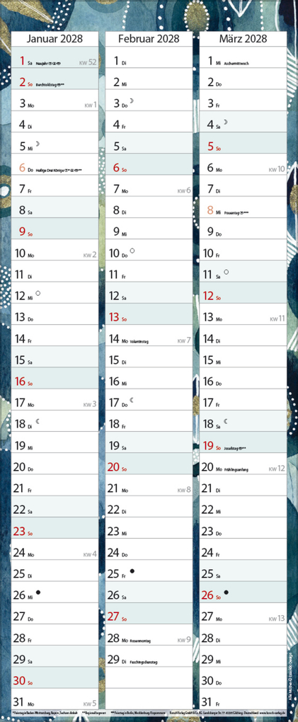 Weitere Ansicht: Aquarellplaner 2027