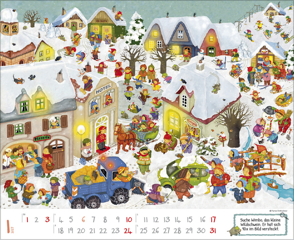 Weitere Ansicht: Wimmelkalender 2027