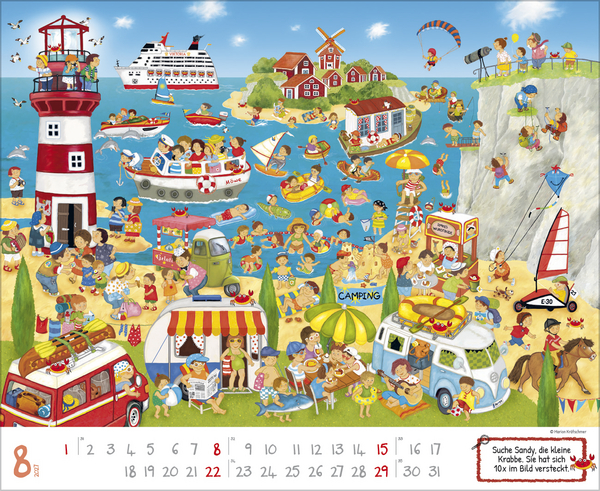 Weitere Ansicht: Wimmelkalender 2027