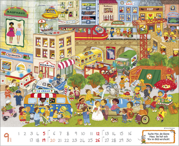 Weitere Ansicht: Wimmelkalender 2027