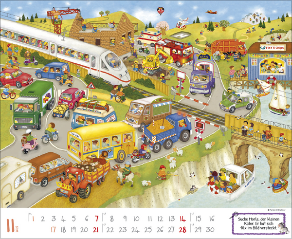 Weitere Ansicht: Wimmelkalender 2027