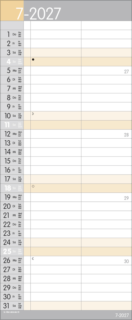 Weitere Ansicht: My Timer 2027