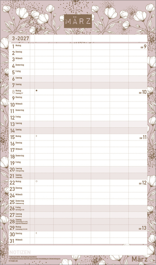 Weitere Ansicht: Premium Familienplaner Pläne schmieden 2027