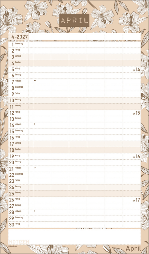 Weitere Ansicht: Premium Familienplaner Pläne schmieden 2027