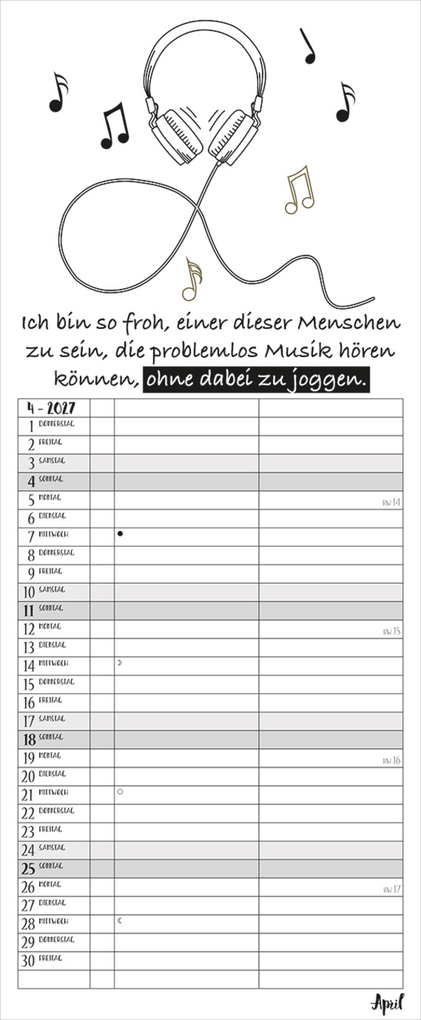 Weitere Ansicht: My Timer Visual Words 2027
