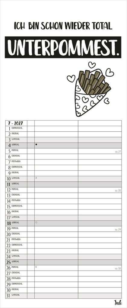 Weitere Ansicht: My Timer Visual Words 2027