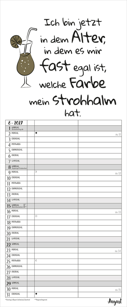 Weitere Ansicht: My Timer Visual Words 2027