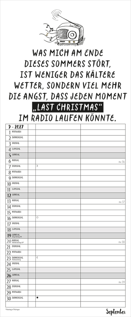 Weitere Ansicht: My Timer Visual Words 2027