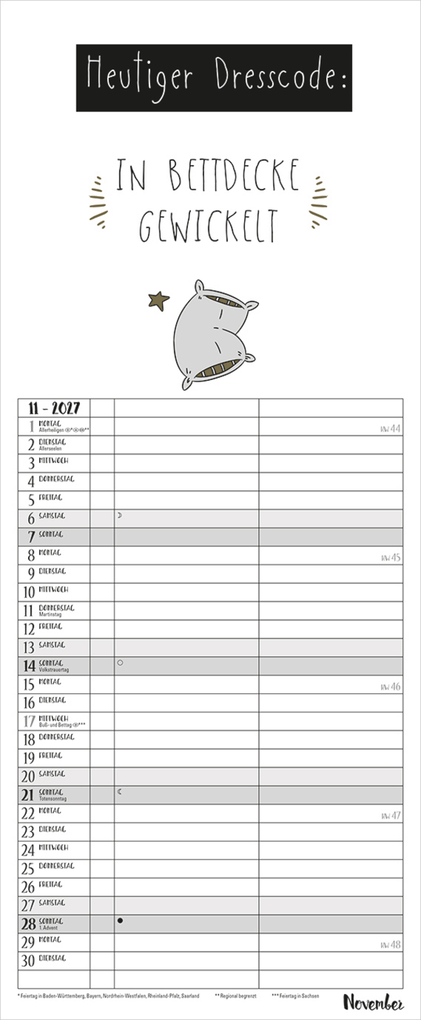 Weitere Ansicht: My Timer Visual Words 2027